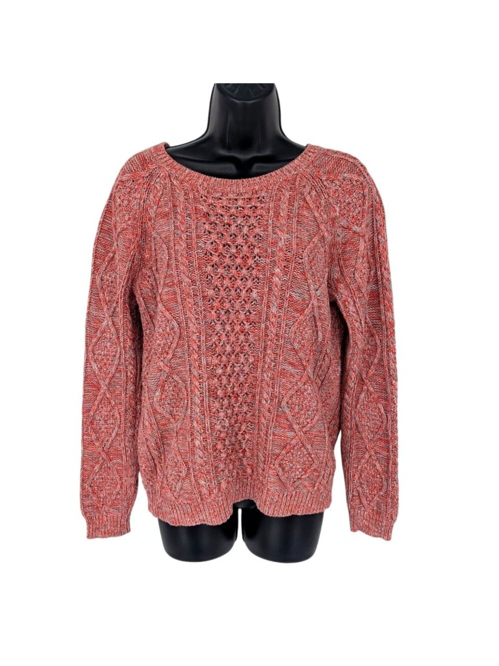 GAP Cable Knit Sweater Chunky Pullover Aran Fisherman Soft Girl Cottage Medium